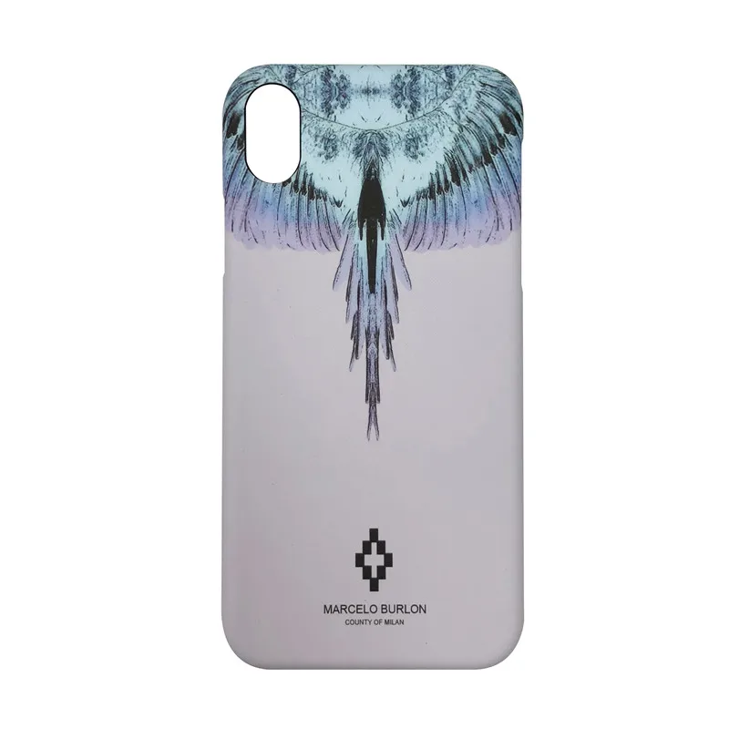 Marcelo BURLon Animal Wing snake Hard Protective Phone Case For iphone X XR  XS MAX 8 7 6 6S Plus feather Cover For iphone XR XS|Half-wrapped Cases| -  AliExpress