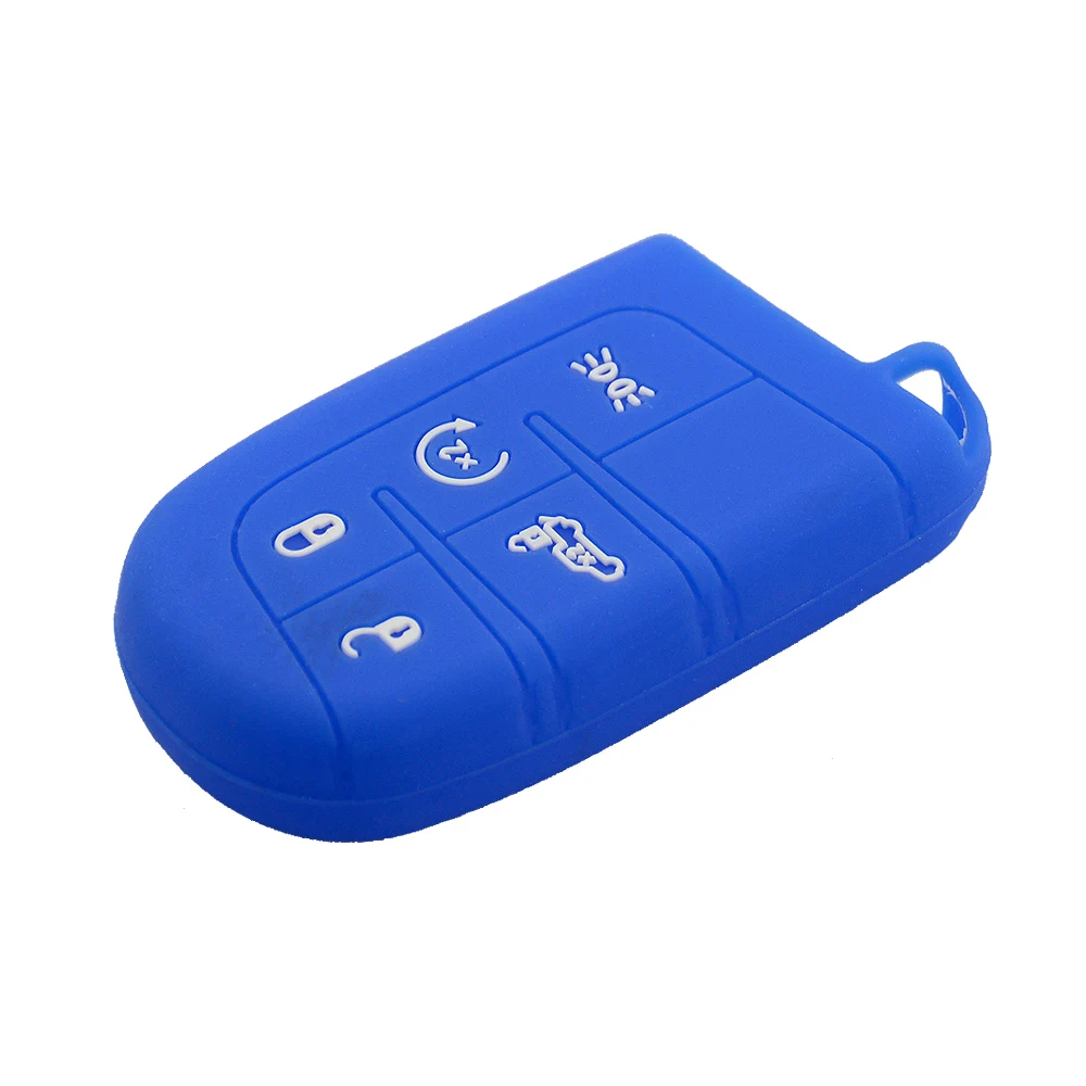 5 buttons silicone car key case for Chrysler 4