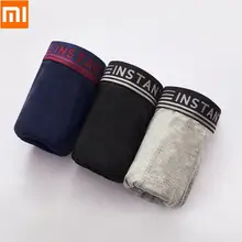 Xiaomi Instant me антибактериальные дышащие классные трусы-боксеры, удобное хлопковое нижнее белье, мужские трусы