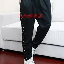 27-42 распродажа, как горячие торты весенние мужские новые модные брюки с заклепками для отдыха