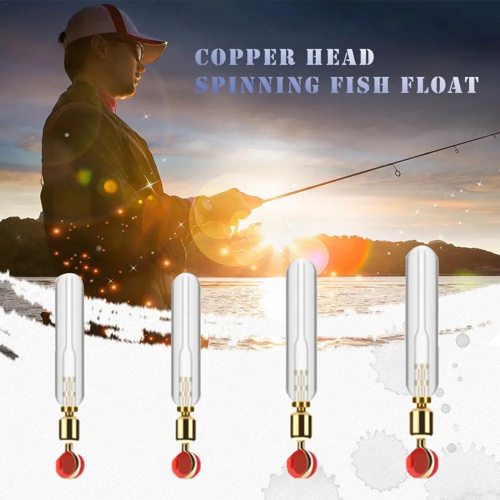 

Professional 10PCS/box Silicone Fishing Float Line Tangle-free Spinning Copper Head Angling Drift Line Set Fishing Accessories