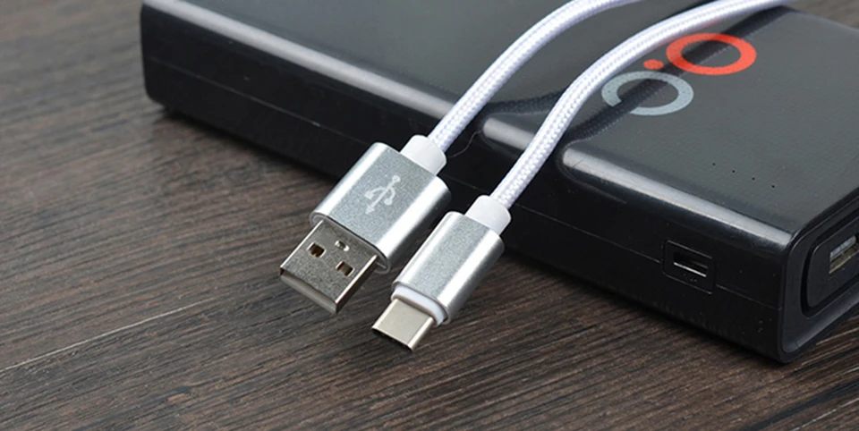 Кабель usb type-c для huawei xiaomi redmi note 7 USB-C кабель для быстрой зарядки мобильного телефона type-C для samsung Andorid 2.1A нейлон 1 м