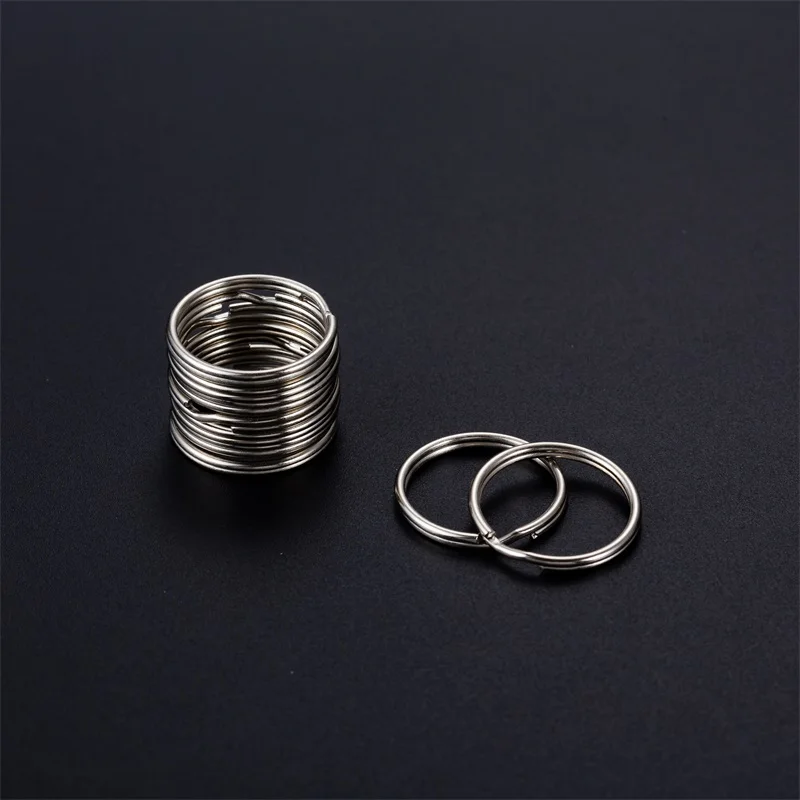 

20pcs/bag 10-20mm Open Round Link Circle Key Ring Jewlery Connector Clip Split Ring Women Men Keyfob DIY Key Chains Accessories