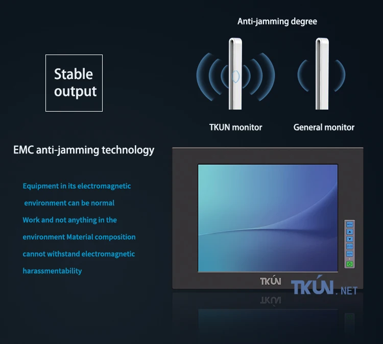 TKUN 10,4 дюймовый промышленный встроенный сенсорный экран монитор с USB V104XGA/V104SVGA