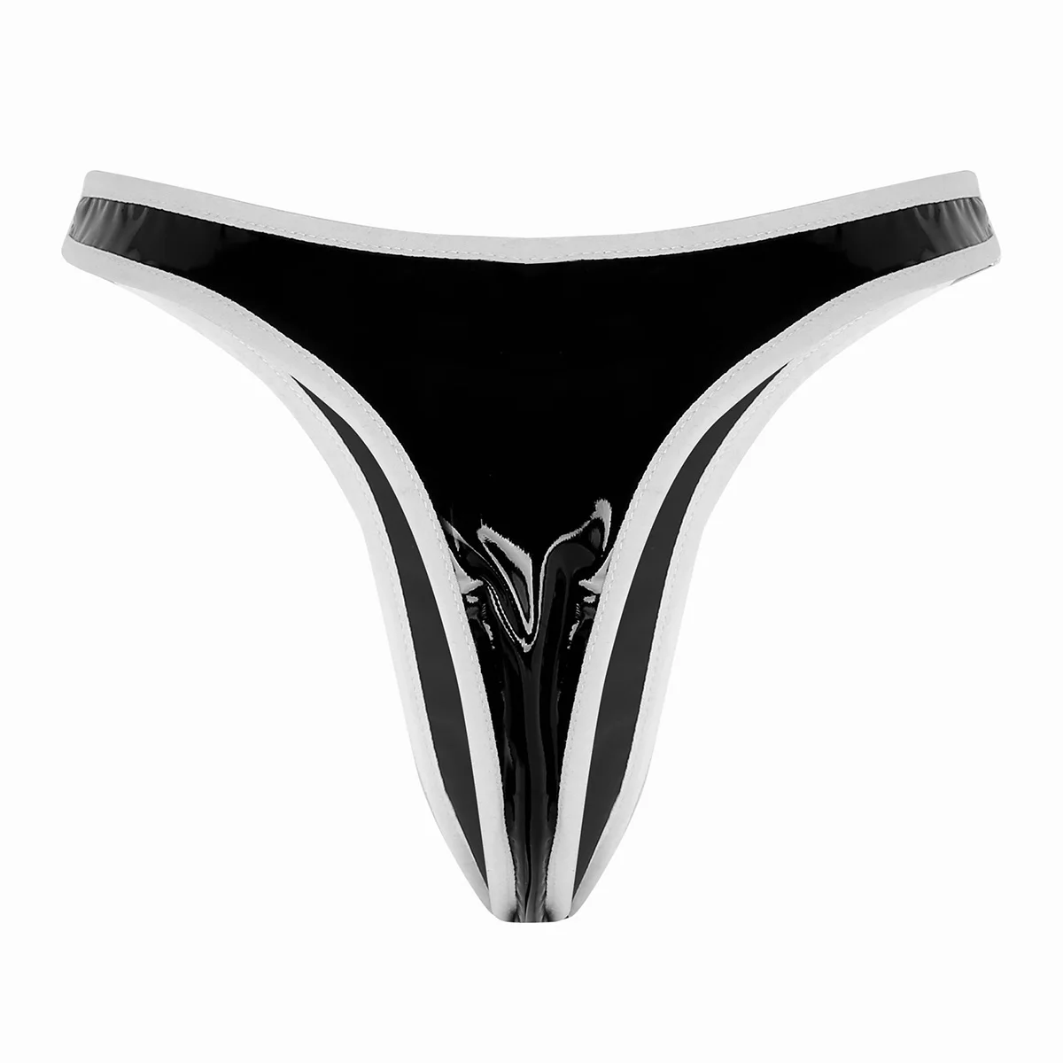 Женское женское нижнее белье, трусики Tanga Mujer, сексуальные трусики Wetlook, эротическое бикини из искусственной кожи, трусики стринги, изысканное нижнее белье