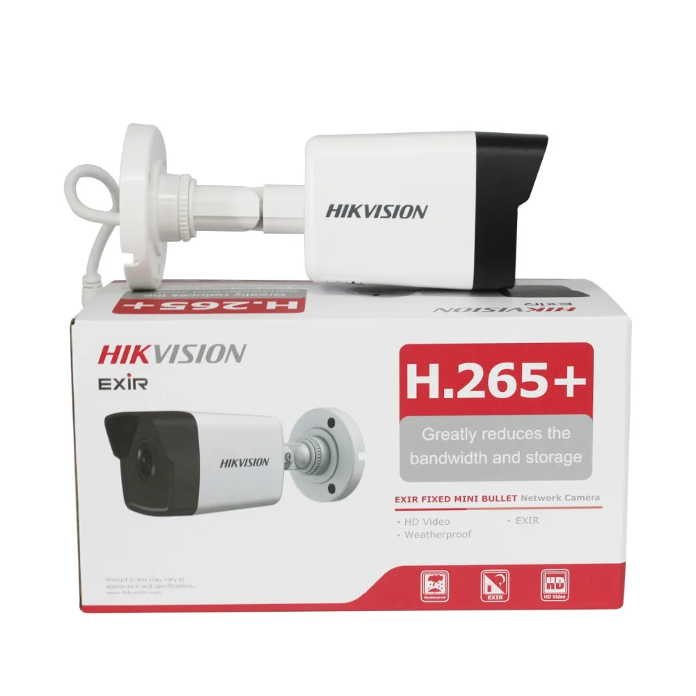 Hikvision Оригинальная камера наблюдения DS 2CD1043G0 I 4MP ИК Сетевая ip POE H.265 + Замена 2CD1041