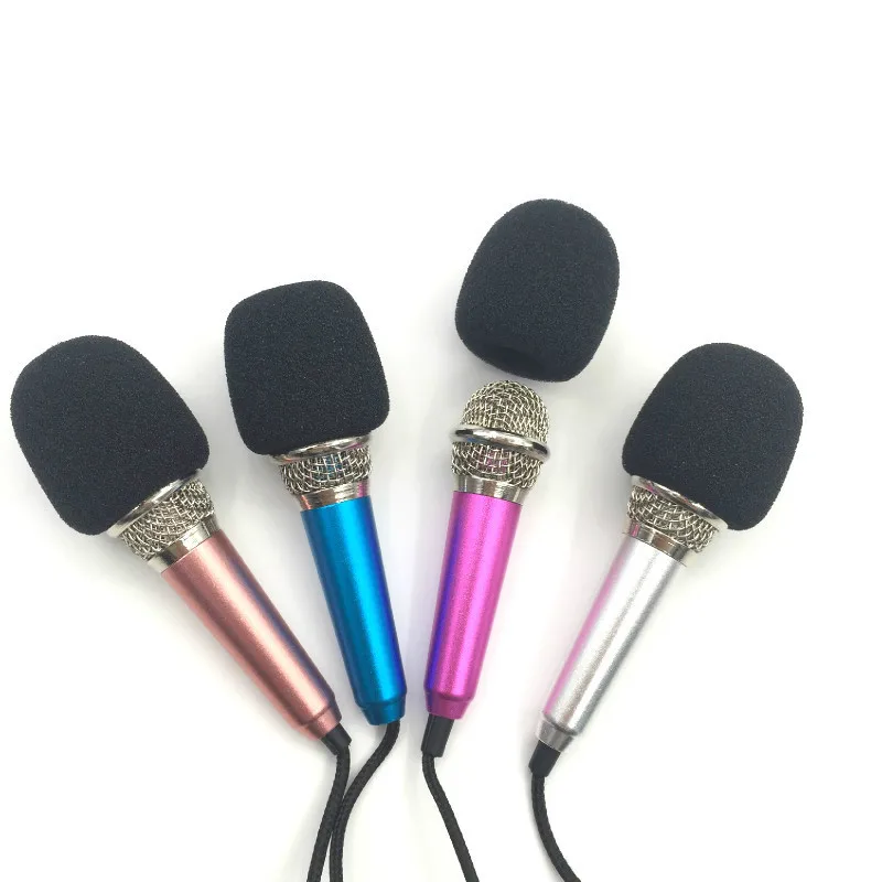 

Handheld Mic Portable Mini 3.5mm Stereo Studio Speech Mic Audio Microphone For the Smart mobile Phone Desktop Accessories