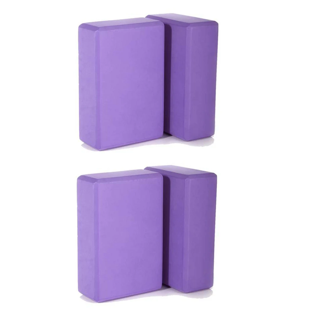 EVA Yoga Props Blocks Bricks Foam Gym Exercise Fitness Trainer Sport Tool Us (purple, 4PC) EVA Yoga Props Blocks Bricks Foam Gym Exercise Fitness Trainer Sport Tool Us (purple, 4PC)