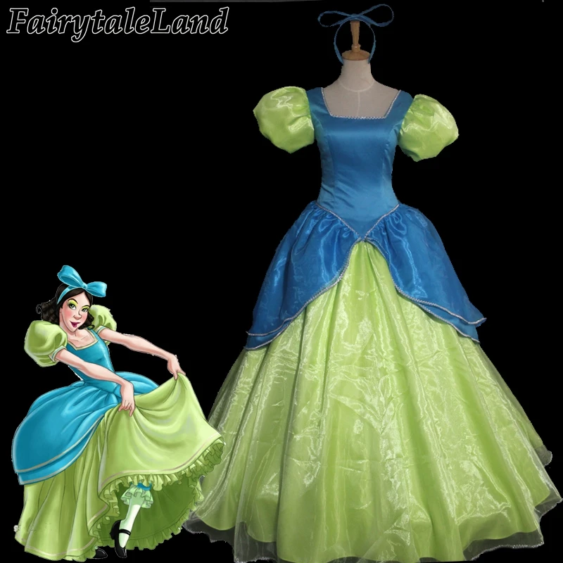 

Cartoon Cinderella Sisters cosplay Costumes Anastasia and Drizella cosplay princess dress Halloween costumes for adult women