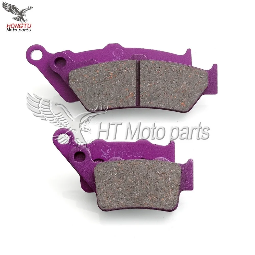 Motorcycle Carbon Fiber Front / Rear Brake Pads For Bmw F650gs F 650gs