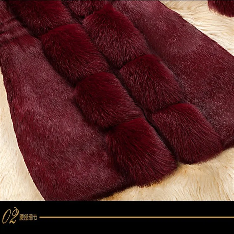 Womens leather jackets and coats 2019 autumn and winter fashion imitation rabbit fur coat fur collar warm coat
