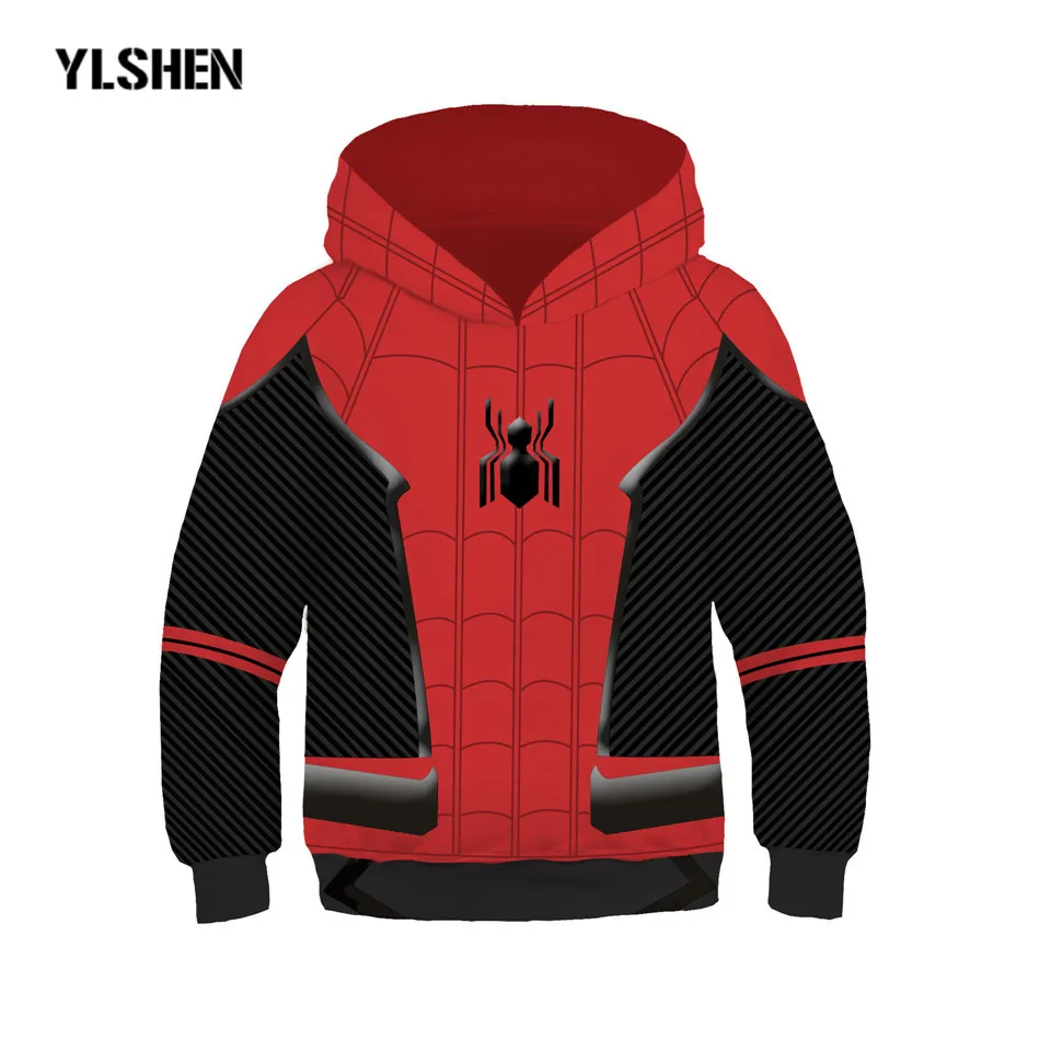 Kids Avengers Endgame Hoodie Jacket Avengers Quantum Sweatshirt Coat Captain Marvel Spider-Man Quantum Realm Cosplay Costume