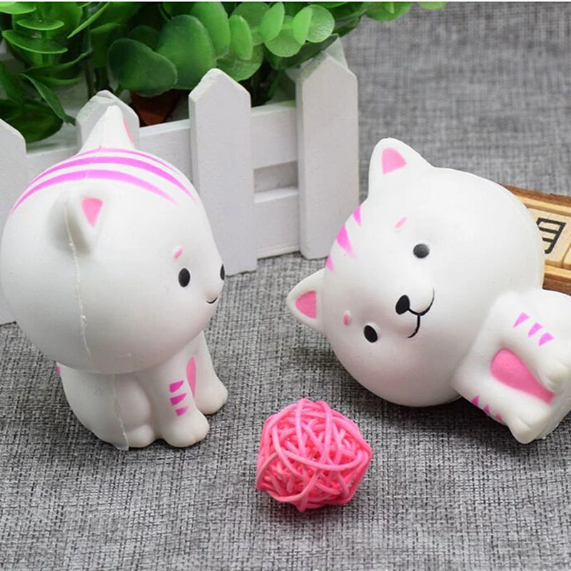 Squeeze Toy Jumbo анти стресс стрейч Cat крем Ароматические замедлить рост мягкими милые