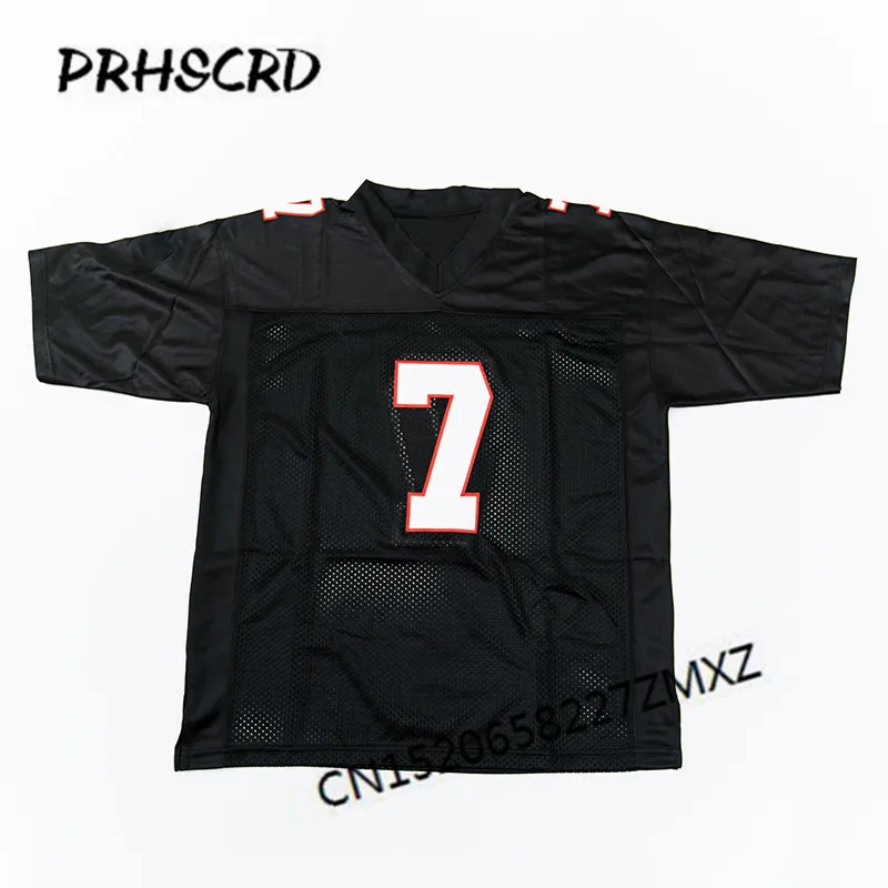 

Retro star #7 Michael Vick Embroidered Throwback Football Jersey