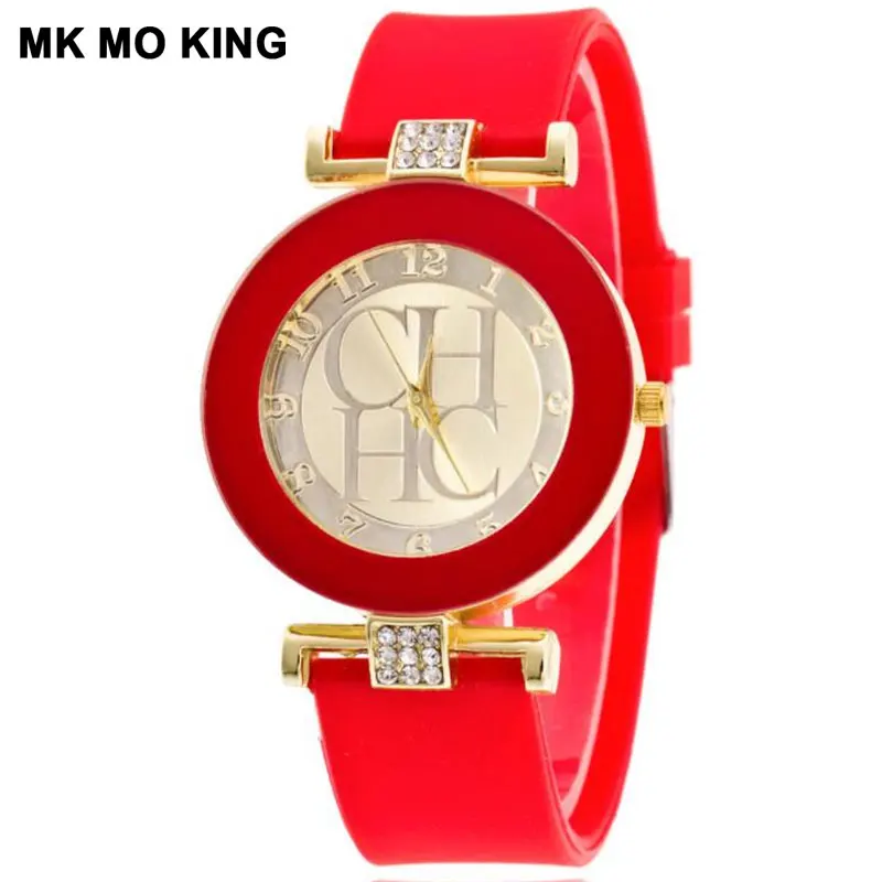 

Women's fashion silicone quartz ladies watch candy color girls fashion luxury brand leisure bracelet clock dw mk montre femme