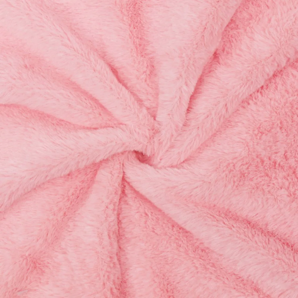 AHB 90 см* 150 см теплая плюшевая ткань мягкая ткань для зимы DIY Домашний текстиль Одежда Игрушка пошивное ремесло искусственный мех Ткань - Цвет: Розовый
