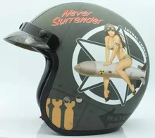 Retro capacete motorcycle helmet electric half helmet beauty Motorbike Helmet casco moto DOT approved
