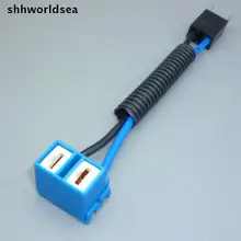 Shhworldsea 10 шт. 2 pin фар автомобиля керамический изгиб H7 автомобильный держатель лампы, авто H7 патрон лампы, автомобиль, H7 разъем