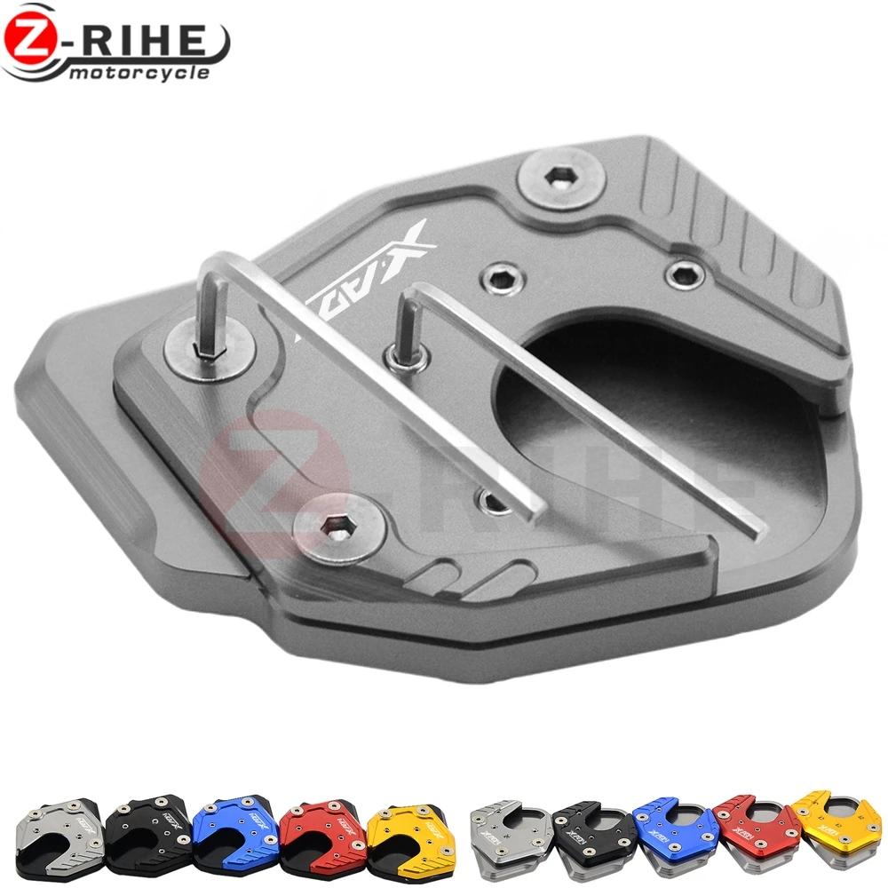 

For Honda X-ADV XADV 2017 2018 Motorcycle Accessoreis CNC Side stand Extension kick stand enlarge Plate 2018 X-ADV