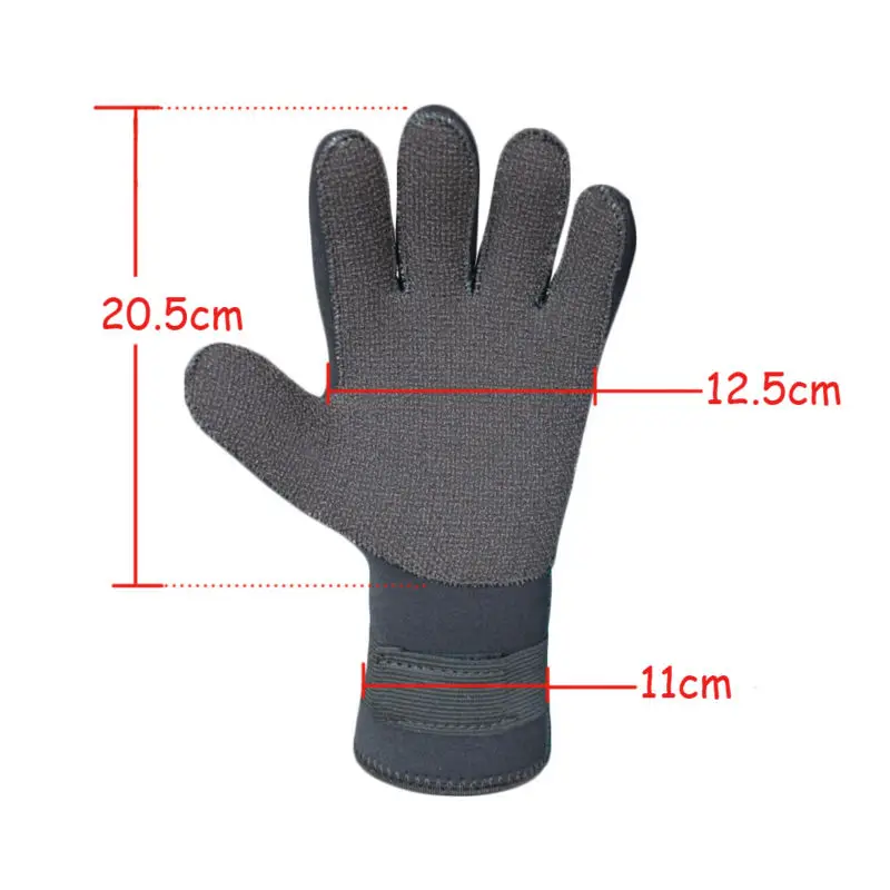 Перчатки для дайвинга 3 мм из неопрена теплые водонепроницаемые для подводной охоты походные мужские и женские зимние перчатки для рыбалки
