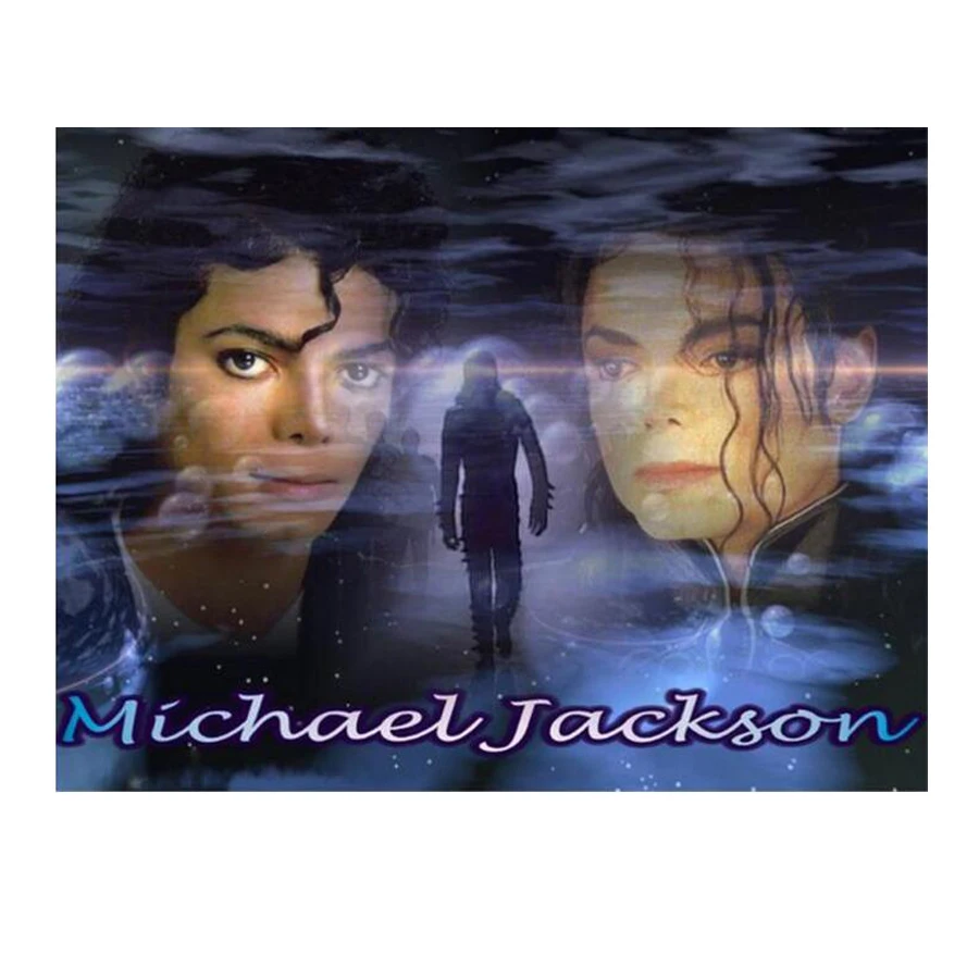 Полный квадратный алмазная живопись 5D «сделай сам» "Майкл Джексон" 5D Алмазная Вышивка крестом мозаика пользовательские фото узор подарок C230