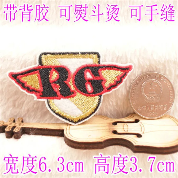 Flags Wings RG Girls Iron On Clothes - 3