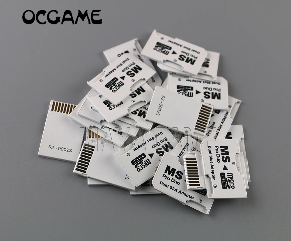 Ocgame 8 Pz/Lotto Micro Sd Tf A Memory Stick Ms Pro Duo Per Psp 1000 2000 3000 Card Dual 2 Slot Adapter Converter