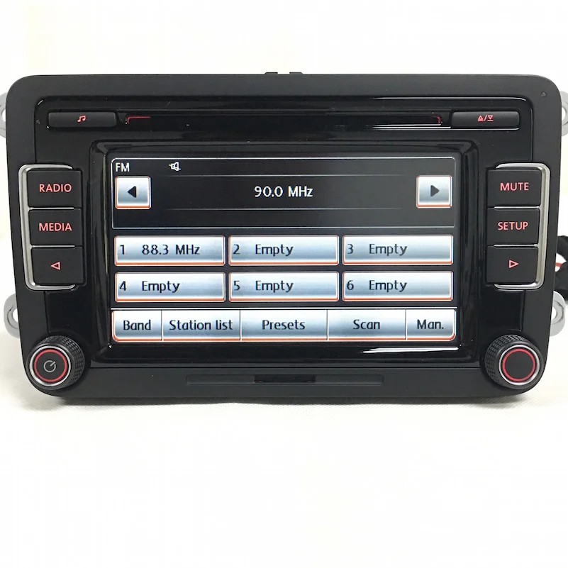 BODENLA RCD510 Автомагнитола стерео CD плеер USB AUX SD с кодом для VW Tiguan Golf 5 6 Jetta MK5 MK6 Passat Polo Touran