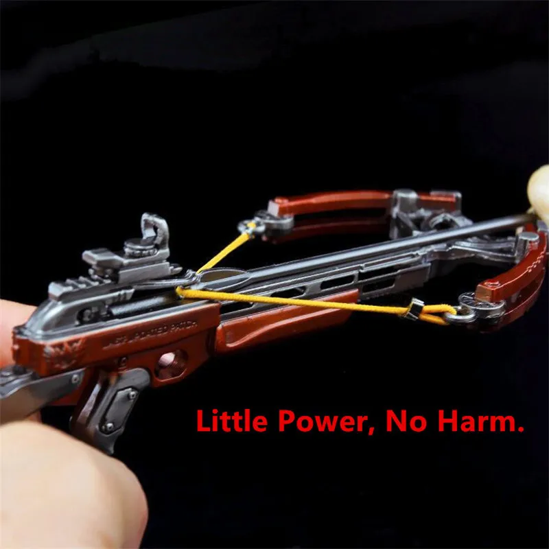  Game PUBG Crossbow Playerunknown Field Battle Cosplay Accessories Alloy Armor Model Key Chain Keych