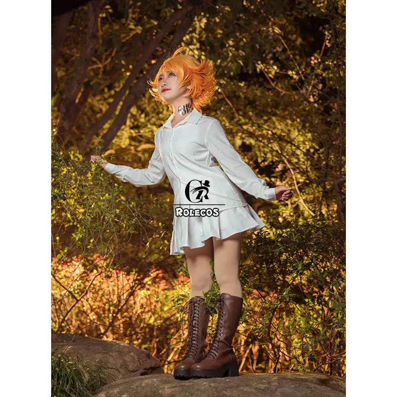 Косплей костюм ROLECOS из аниме обещанная неверлдия для женщин Yakusoku no Neverland девочек
