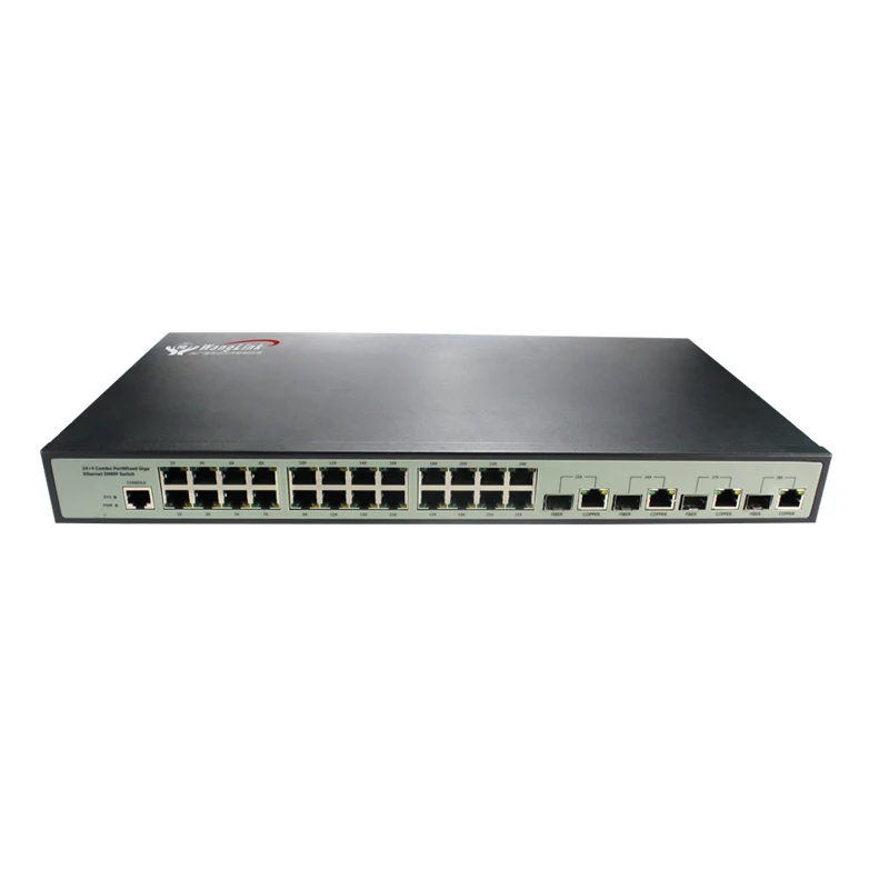 24port  ethernet switch 4 port SFP Gigabit  24