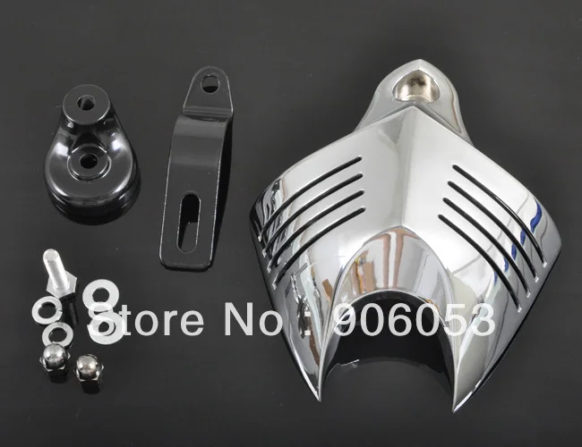 CHROME HORN COVER for 92 12 Harley Davidson Softail Dyna Glidein