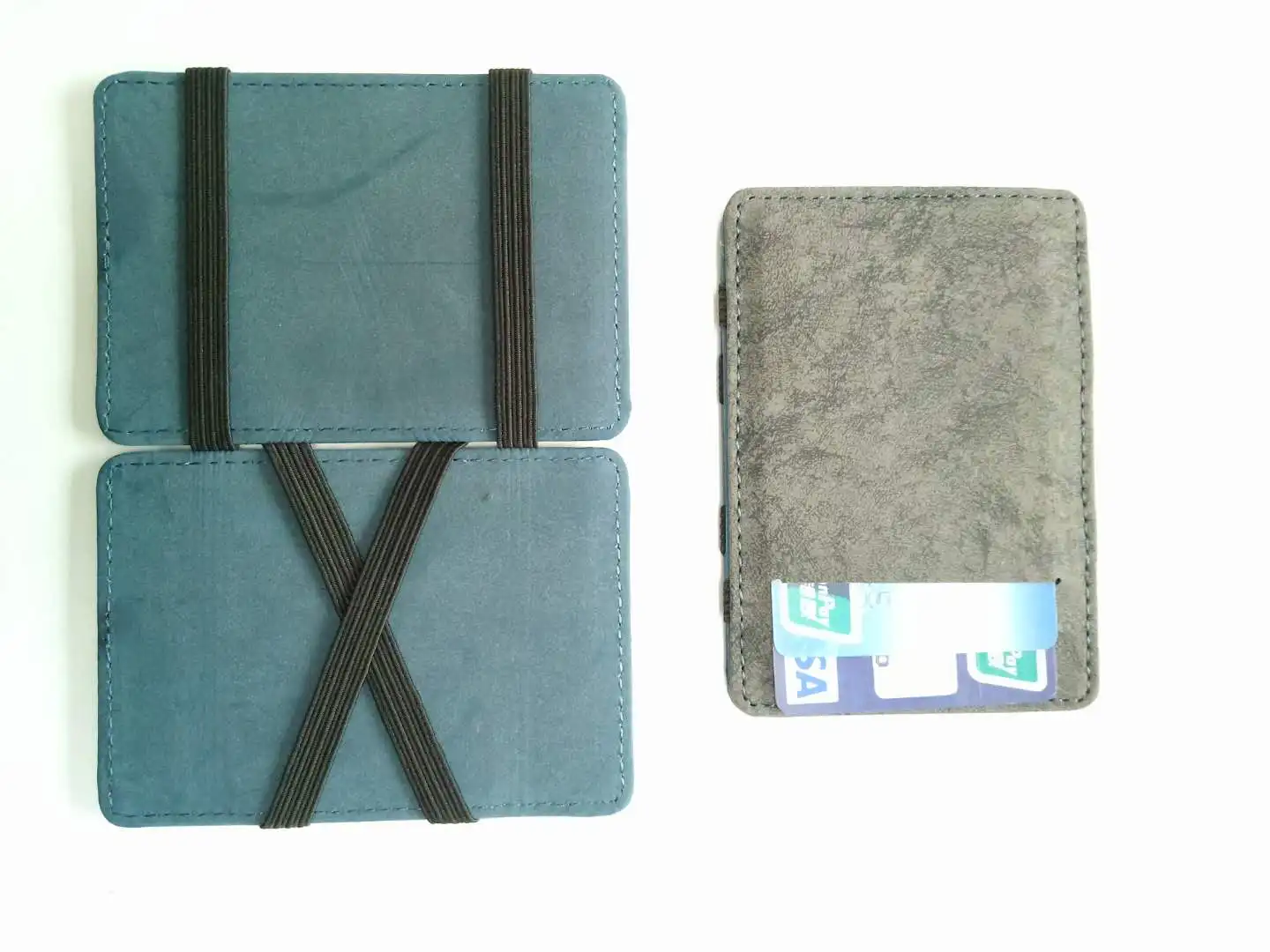Минималистичный мужской кошелек Rfid Тонкий органайзер для карт Magic Carteras Hombre