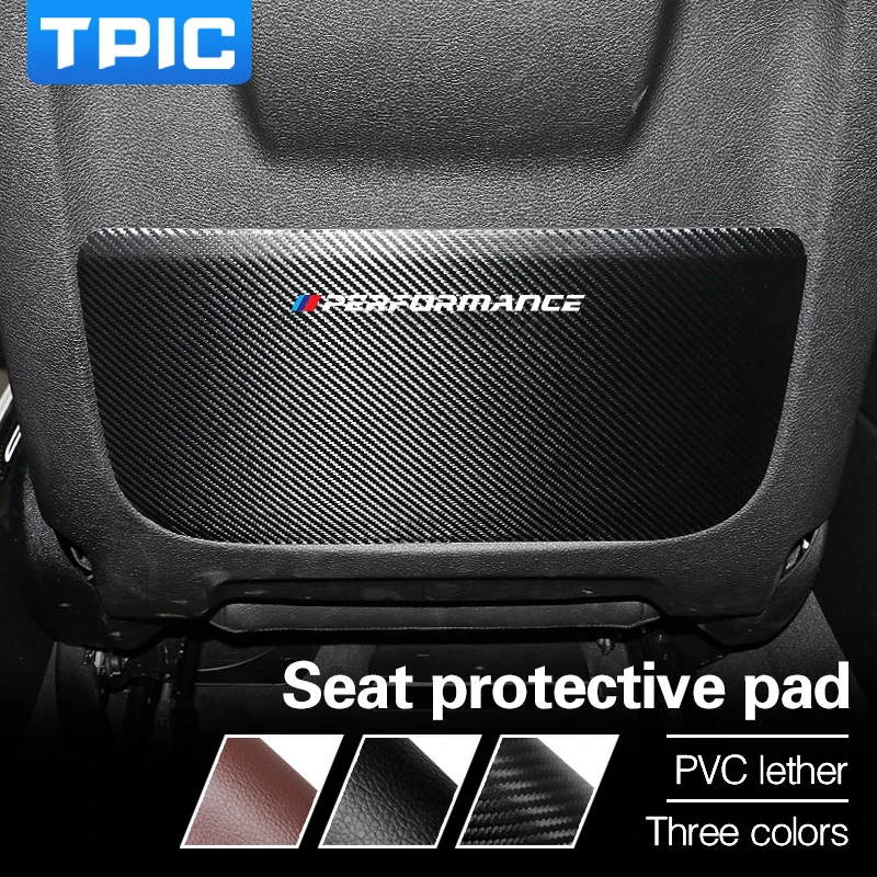 

TPIC Car Anti-dirty Pad Protect PVC Stickers Cover Trim Seat Back Anti-kick Pad Car Styling For BMW F10 G30 5 Series Accessories