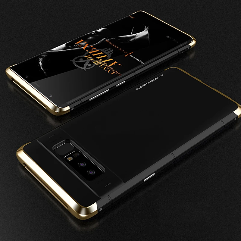 Для Samsung Galaxy Note 8 оригинальный металлический бампер для Роскошные ультра тонкий