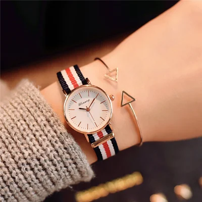 

Watch student Korean version simple retro trend Korea cute casual atmosphere female models small dial