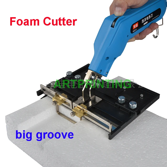 Large Groove Electric Hot Knife Foam Cutter Heat Wire Grooving Cutting