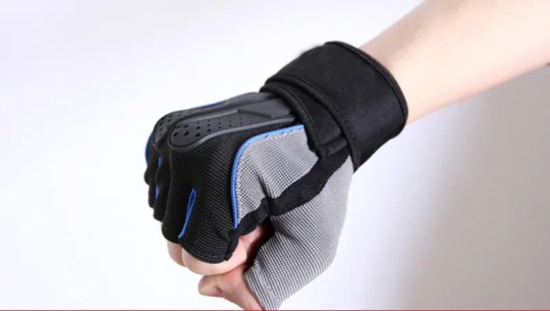 Sports Gym Gloves for Powerlifting Bodybuilding Training Exercise Men Weights Lifting Gloves Workout Gloves Gym Dumbbell Guantes