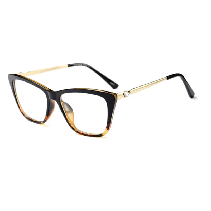 Винтажная оправа для очков, женские оптические очки по рецепту, компьютерные прозрачные очки для близорукости, антибликовые очки Oculos De Grau UV400 - Цвет оправы: C3