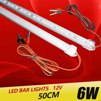 

2pcs*50cm led rigid bar light led aluminium profile smd 5730 DC 12V table lamp led bar caravan under cabinet led lighting