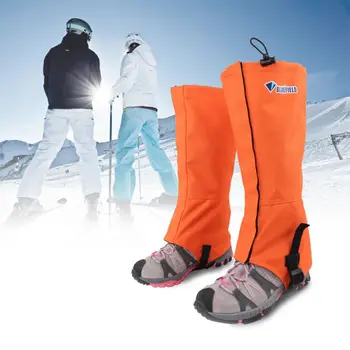 

Outdoor Waterproof Snow Skiing Ski Gaiters Hiking Climbing Leg Protection Guard Orange/Blue/Grey/Green Leg Warmers