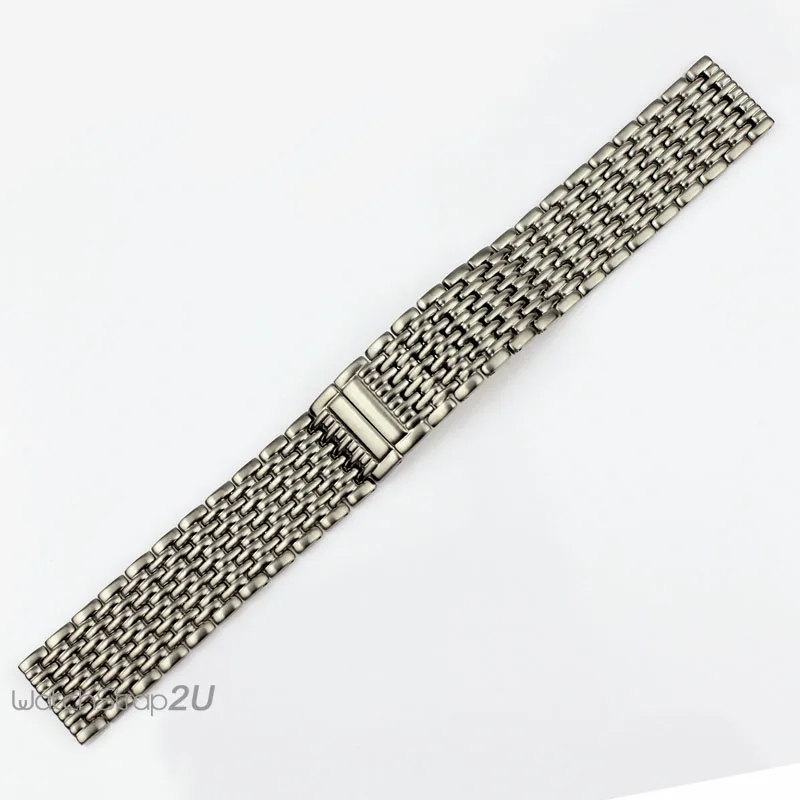Stainless Steel Wrist Watch Band Bracelet Strap Hidden Deployment Clasp