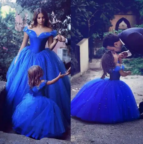 

Cinderella Girls Dress Princess Flower Girls Dresses Children Party Ball Gown First Communion Dress 0-16Y