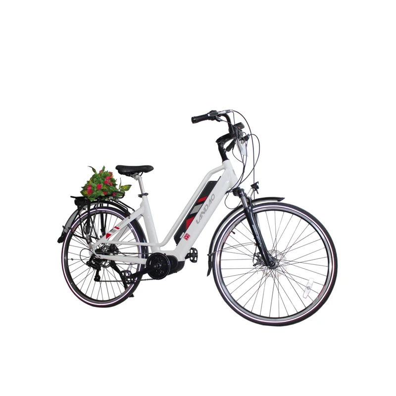 Discount 700c electric bicycle 7 speed detachable battery electric bike double disc brake e bike adult travel electric bicycle 2