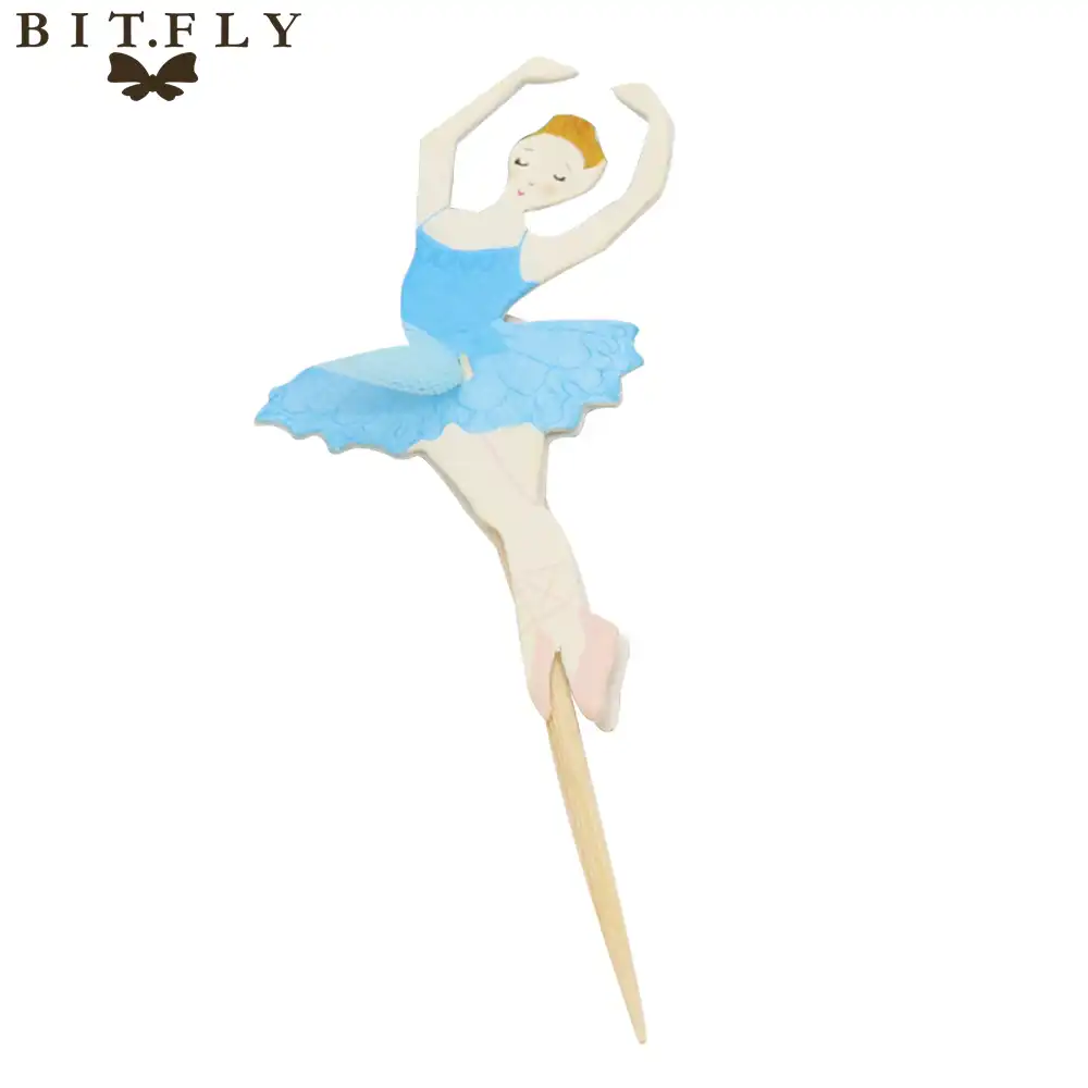 Bitfly 24 個バレエダンサーのカップケーキトッパー漫画ケーキ装飾子供の誕生日パーティーのベビーシャワーの結婚式の好意 Favors Shower Favor Weddingparty Favors Baby Shower Aliexpress