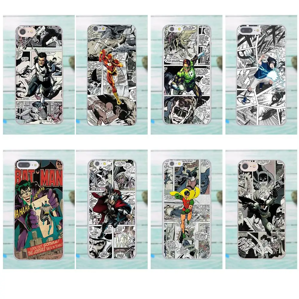 

Batman Spider Man Wonder Woman Soft TPU Protector For Galaxy Alpha Core Prime Note 4 5 8 S3 S4 S5 S6 S7 S8 S9 mini edge Plus