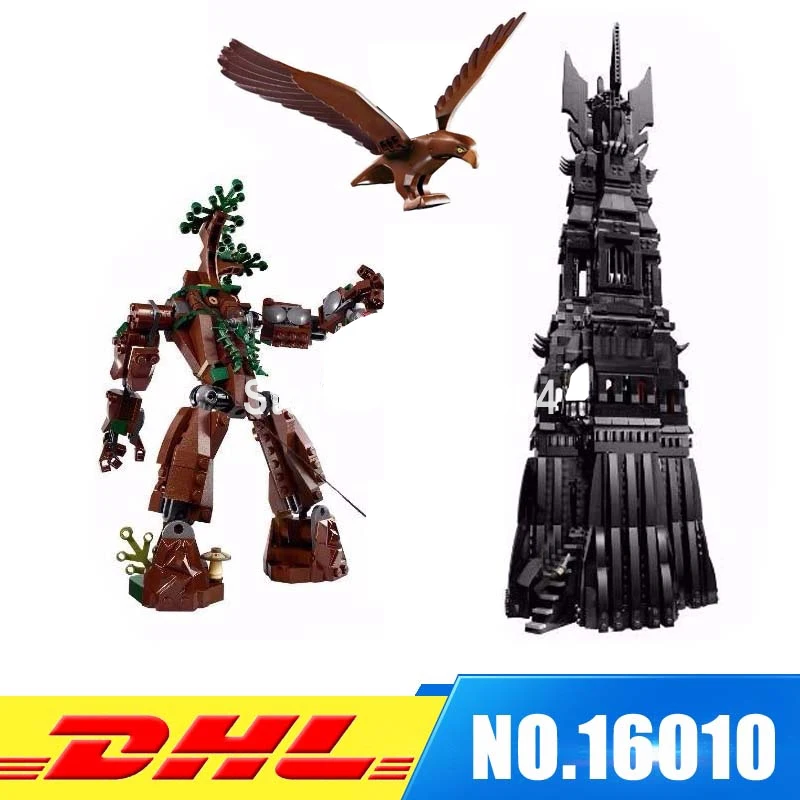 DHL Fit For 10237 LEPIN 16010 2430Pcs Lord of the Rings The Tower of Orthanc Model Building Kits Set Blocks Bricks Toys Gift DHL Fit For 10237 LEPIN 16010 2430Pcs Lord of the Rings The Tower of Orthanc Model Building Kits Set Blocks Bricks Toys Gift