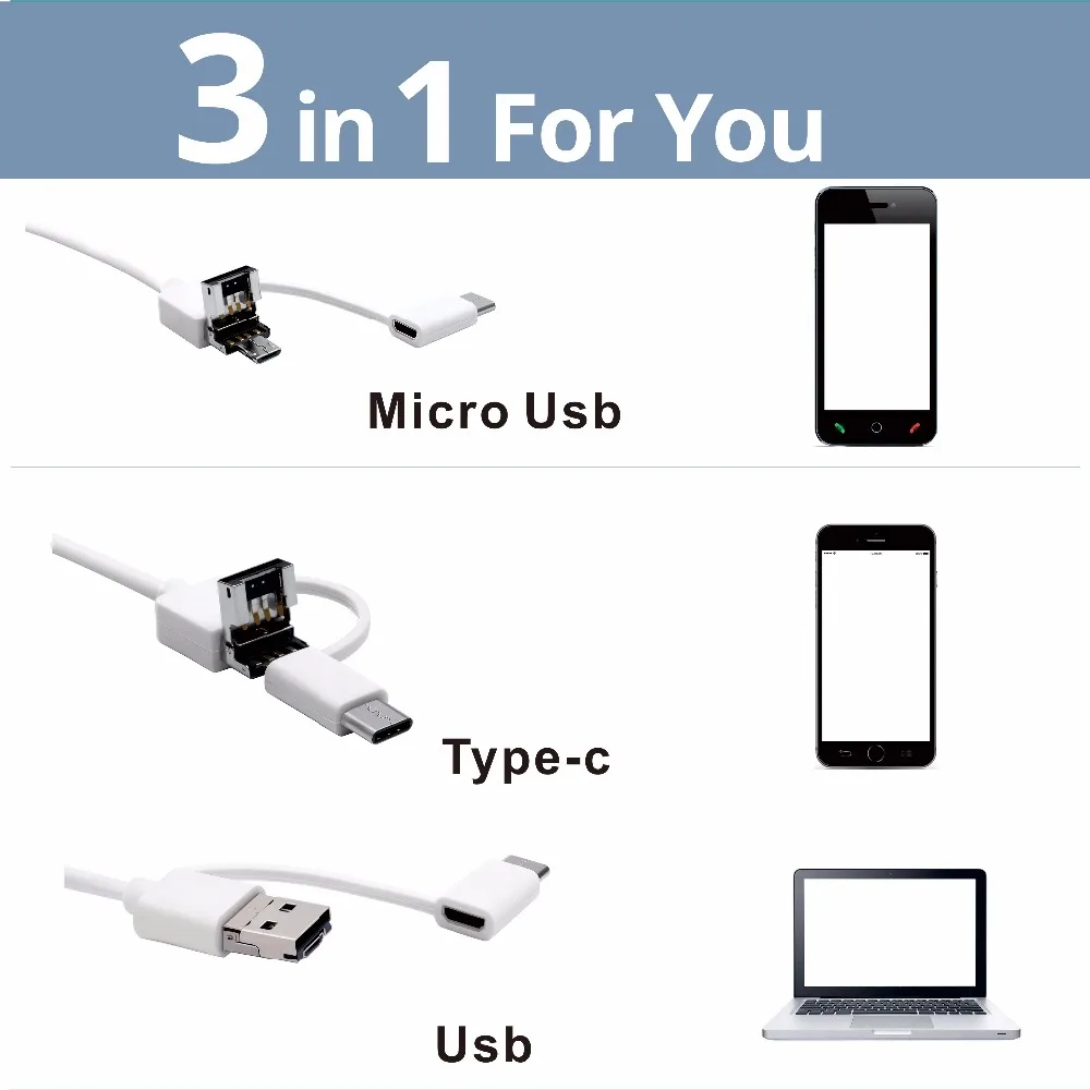 2018 Newest HD Visual Ear Cleaning Tool Mini Camera Otoscope Ear Health Care USB Ear Cleaning Endoscope for Android