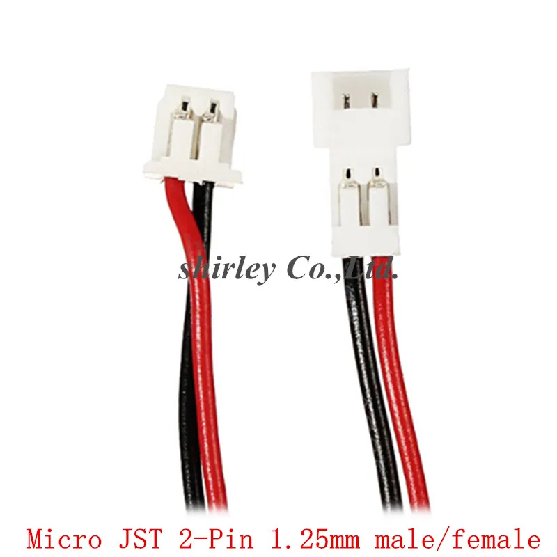 50 пар Micro JST 2-Pin 1 25 мм 2P Штекерный/гнездовой разъем провода кабели | Обустройство