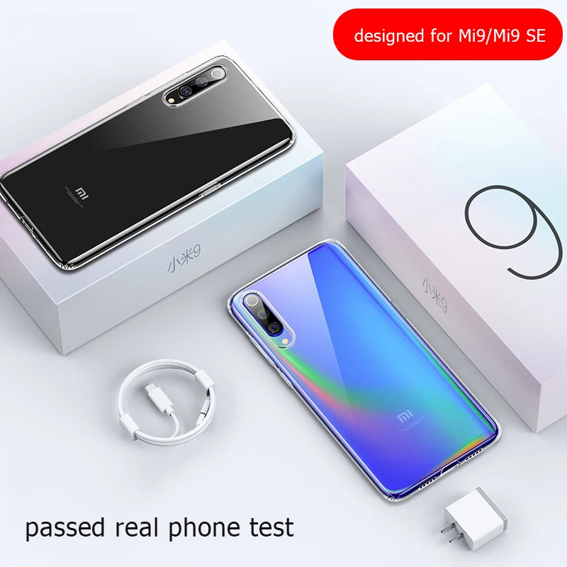 For Xiaomi Mi 9 Case 3D Laser Plating Luxury TPU Soft Clear Cover For Xiaomi Xiomi Mi 9 SE Mi9 Bright Crystal Phone Cases
